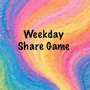 🌈Share with Color Weekday Share List